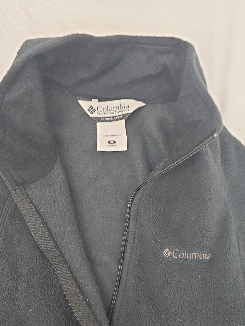 Columbia Women Dark Gray Lightweight Fleece Jacket